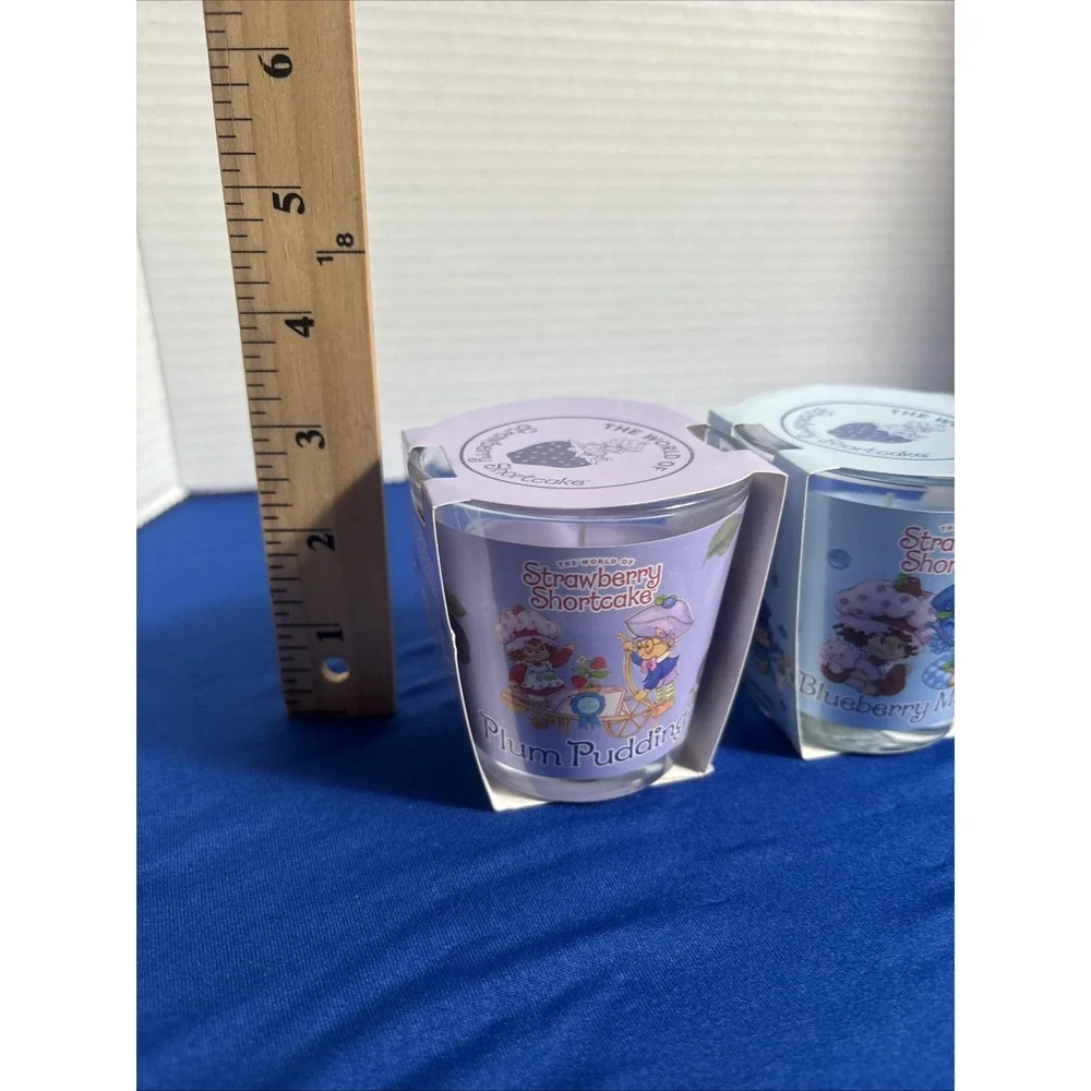The World of Strawberry Shortcake scented candles Set Of 4,3oz Fun Colors New
